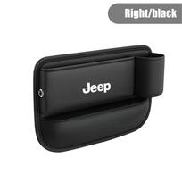 Daugiafunkcis odinis automobilio sėdynės tarpo organizatorius, skirtas Jeep Renegade Wrangler JK JL Grand Cherokee Compass Patriot, ertmės laikymo dėžutė black