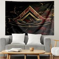 Assassin's Creed Print Tapestry, Backdrop, Easy Setup, Ideal for Bedroom, Office & Living Room, with Aesthetic Wall Hanging Decor. 130cmx150cm