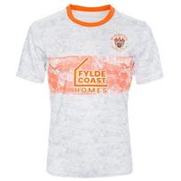 New Blackpool 3D Printed Football Jersey Men Summer Outdoors T-shirt Breathable Quick Drying Streetwear Clothing Unisex L white
