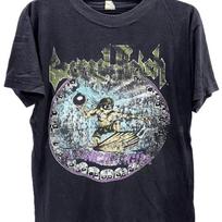 Vintage 80s 1988 SACRED REICH Rock Thrash Metal Concert Tour t shirt M gray