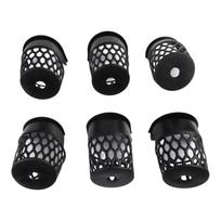 6pcs Billiard Table Pocket Set for Pool Tables PVC Black 4 Corner Pockets 2 Side Pockets DIY Installation Includes Screws