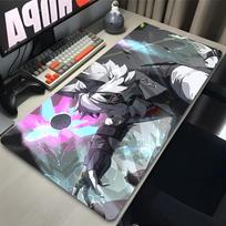Zenless Zone Zero Von Lycaon Mouse Pad Laptop White Wolf Keyboard Rug Gaming Accessories Mousepad PC Anime Desk Mat XXL Carpet 40x80x0.2cm