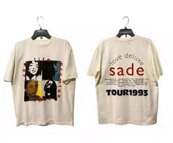 Vintage 1993 Sade Love Tour 1993 T-shirt L beige