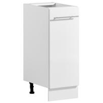VEVOR White Shaker Base Cabinet Ready to Assemble 30cmW Unassembled Cabinet, 300x475x815 mm(W x D x H), with 1 Drawer, Soft-Close Hardware 47.5 x 30 x 81.5 cm