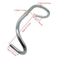 Aluminum Alloy Drop Bar Handlebar for Road , 1inch Clamp Diameter 40cm