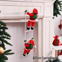 Christmas Climbing Santa Ornaments - Ladder & Rope Figurines