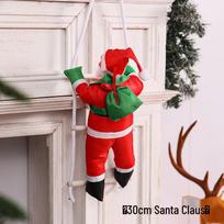 Christmas Climbing Santa Ornaments - Ladder & Rope Figurines