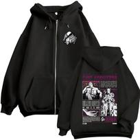 Anime Jojo Bizarre Adventure Kira Yoshikage Killer Queen Zipper Hoodies Men Women Fashion Zip Up Hooded Sweatshirts Jackets Coat 2XL juoda