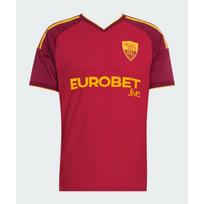 Hot Men's Women's Roma Oversized Football Jersey Short Sleeve Y2K Streetwear Performance Soccer T-Shirt Fan Casual Sports Tee L