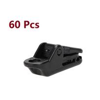 60PCS Reusable Heavy Alligator Camping Tent Awning Tarp Clips Fixed Clamp Clip black