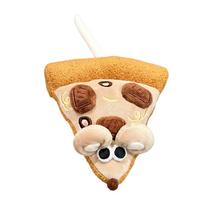 Pouch Bauble Pizza Mouse Soft Keyring Edible Trinket Bag Accessory Rucksack Hangable Decor Lovely Present For Chums beige