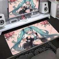 Large Gaming Mouse Pad H-Hatsune Miku Mousepad PC Gamer Desk Mat Office Decoration Mouse Mat E-Sports Playmat Game Accessories 700x300x2mm