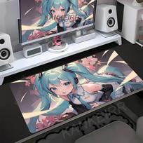 Large Gaming Mouse Pad H-Hatsune Miku Mousepad PC Gamer Desk Mat Office Decoration Mouse Mat E-Sports Playmat Game Accessories 700x300x2mm
