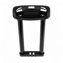 Telescoping Luggage Handle Sturdy Hardware Smooth Extension for Travelers black
