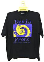 Vintage 80s 1989 THE BEVIS FROND Alternative Rock Tour Concert Promo t shirt Indie neo-psychedelic size xl 110 blue