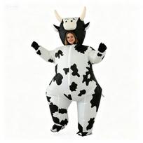 Inflatable Panda Costume Parent-Child Role Play Cartoon Full-Body Mascot Outfit Adult Cow