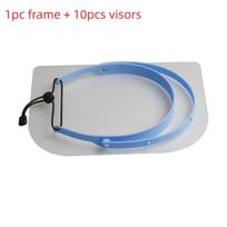 10pcs Dentist Tools Detachable Dental Face Shield Replacement Face Covers  Dentistry Material