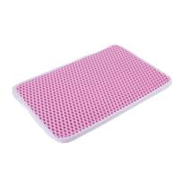 Anti-Slip Double Layer Cat Litter Mat Large Pet Cleaning Mat Pet Supplies Cat Scratch Pad  Cats 50*40cm rožinė