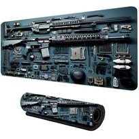 Firearms Mouse Pad Large Computer Office Game Table Mats XXL Rubber Antislip Gaming Keyboard Mousepads Long Desk Pads 800x400x2mm