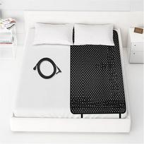 68*198cm/137*198cm Earthing Mattress Grounding Mat for Relieving Anxiety Insomnia & Improving Sleep Conductive Bed Mat with Wire