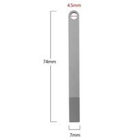 7.4/4.5cm Crowbar Keychain Titanium Alloy Heavy Duty Pocket Prybar Multitool EDC Tool MINI Pry Bar Small Durable Accessories