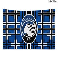 Atalanta Bergamo Wall Tapestry Aesthetic Wall Hanging Printed Fabric Blanket Decorative Tapestries for Bedroom Living Room Home Decor 100cm x 150cm blue
