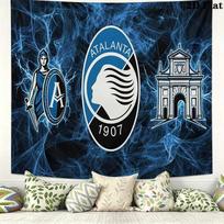 Atalanta Bergamo Wall Tapestry Aesthetic Wall Hanging Printed Fabric Blanket Decorative Tapestries for Bedroom Living Room Home Decor 150cm x 200cm