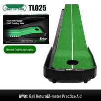 PGM Indoor Golf Putter Practice Mat with Adjustable Slope