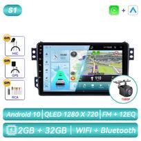 For Opel Agila Suzuki Splash Ritz 2008 - 2014 Android Car Radio Multimedia Video Player Navigation GPS Carplay Screen Auto Stereo Intelligent Systems 4CORE 2G 32G CAM