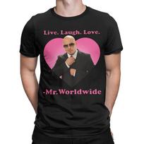 Live Laugh Love Pitbull Mr Novelty 100 Cotton Tshirt Honk For Mr Worldwide Tops Tees For Unisex 3XL