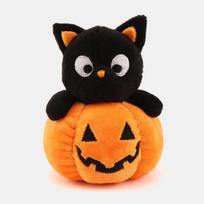 Helovino vaiduoklis katė raktų pakabukas minkštas pliušinis mielas rankinės pakabukas dovana paaugliams Cat Pumpkin