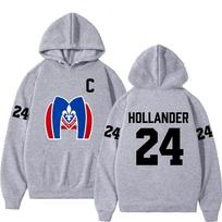 Įkaitusi rivalybė Shane Hollander 24 Montreal Metros Hoodies Vyriški Moteriški Hip Hop Mados Megztiniai Laisvalaikio Ilgomis Rankovėmis Puloveriai S gray