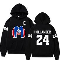 Įkaitusi rivalybė Shane Hollander 24 Montreal Metros Hoodies Vyriški Moteriški Hip Hop Mados Megztiniai Laisvalaikio Ilgomis Rankovėmis Puloveriai S juoda