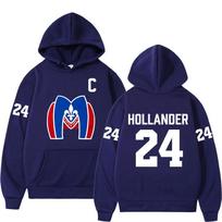 Įkaitusi rivalybė Shane Hollander 24 Montreal Metros Hoodies Vyriški Moteriški Hip Hop Mados Megztiniai Laisvalaikio Ilgomis Rankovėmis Puloveriai M tamsiai mėlyna spalva