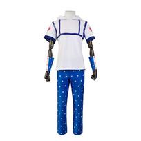JOJO keisti nuotykiai: Johnny Joestar Cosplay kostiumas anime pasirodymui S white