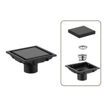 Tile Insert Square Floor Waste Drain 304 Stainless Steel Shower Grates Large Flow Draine  Bathroom