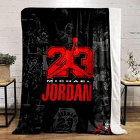 Michael Jordan 23 Basketball Collage Blanket Flannel blanket for bedroom, living room, sofa, and nap sofas. 150x200cm(59*78in)