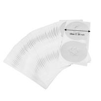 50pcs set Tight Sealing Reusable Coffee Pods Covers 58mm Self Adhesive Foil Seals  Home Use white