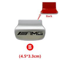 3D automobilio vairo emblema lipdukas Interjero ženklelis Aksesuaras Mercedes Benz AMG W205 W168 W108 AMG W176 W204 W212 GLC