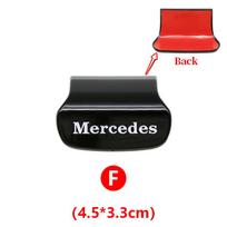 3D automobilio vairo emblema lipdukas Interjero ženklelis Aksesuaras Mercedes Benz AMG W205 W168 W108 AMG W176 W204 W212 GLC