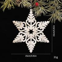 Vintage Christmas Tree Pendant Exquisite Antique Design White Xmas Tree Hanging Navidad New Year Festival Party Decorations 2026