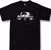 T-Shirt for alfa romeo gta fans veloce giulia gt classic tshirt 1750 2000 S gray