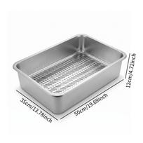 Cat Litter Box Modern Easy to Clean Portable Versatile Detachable Pet Bedpan gray