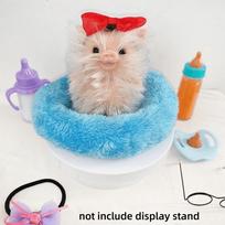 Silicone Reborn Pet Pig Doll Stress Relief Simulation Squeeze Toy Lifelike Texture Hairy Surface Soft Animal Toy Children Gift