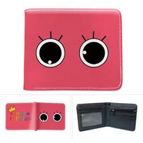 Miela Roblox Rainbow Friends animacinio stiliaus dvigubo sulenkimo piniginė su užtrauktuku monetoms Pink red