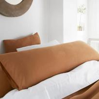 100% Pure Linen Pillow Case Euro Sham Double Long Pillowcase for Bed,Custom Size Envelope Cushion Cover Antibacterial Anti-mite 51×102cm