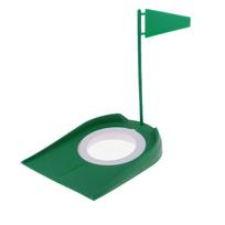 Plastic Putting Practice Cup with Flag Golf Training Aid New Golf Accessories Set  Practice Aid žalia