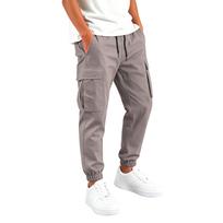 Boys' Cargo Jogger Pants with Multi Pockets Color Casual Pants for Everyday Wear 120 gray