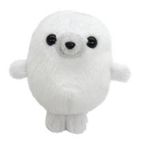 TST ADVANCE Mini Beans Seal Plush Toy white