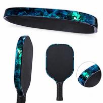 TPU Pickleball Racket Edge Sticker 16mm Paddle Head Edge Tape  Tournament Use žalia